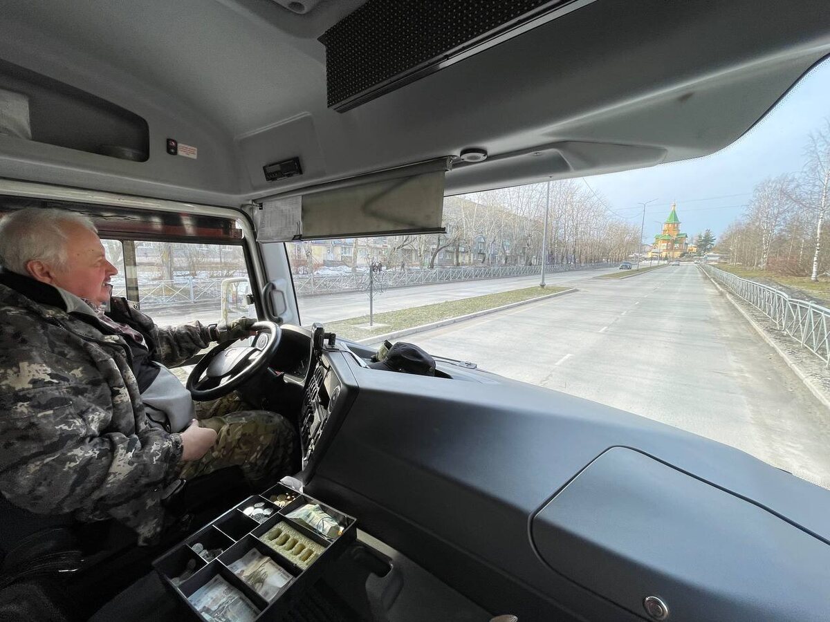 Автобус в Сегеже. Фото: Эмилия Слабунова
