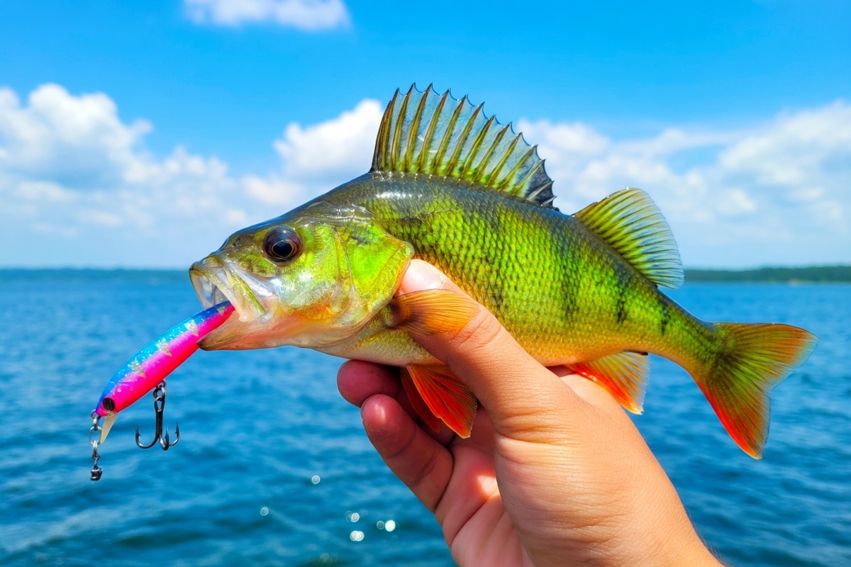 Окунь на воблер