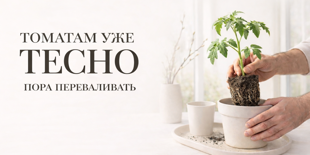 Когда переваливать томаты в больший объём: как правильно пересадить рассаду и не остановить рост