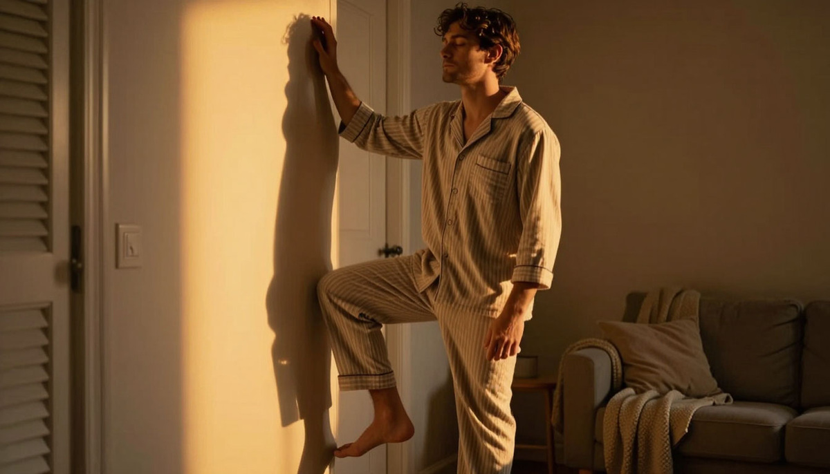 Простой тест на равновесие покажет, насколько хорошо работает нервная система и мышцы. Источник Алиса AI