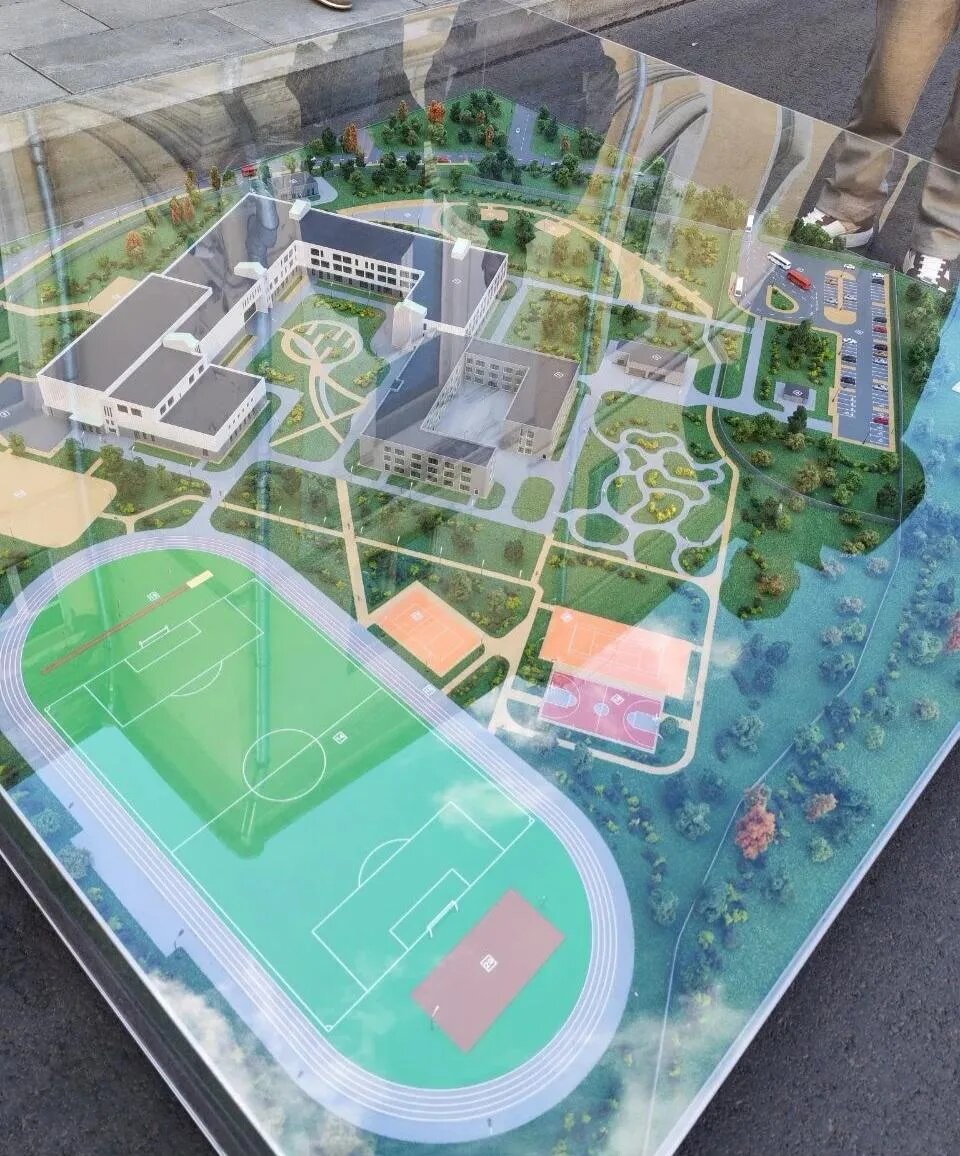 Макет передовой школы. Фото министерства образования Псковской области