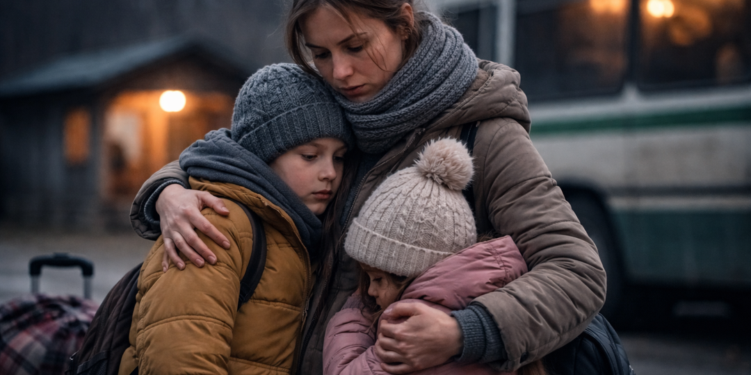 - Собирайся, вы с детьми больше здесь не живёте, - холодно сказал он. - И куда нам теперь?.. - она растерянно прижала детей, уезжая в глухую