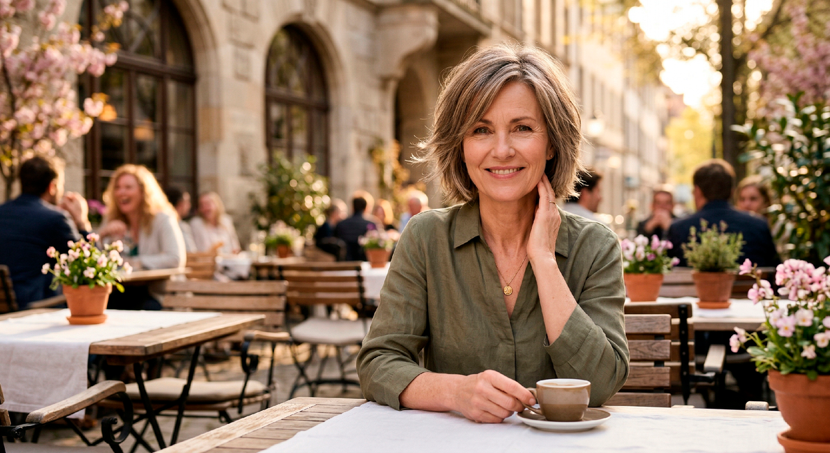 А вот текстурированный боб, видите разницу? Совсем другое лицо