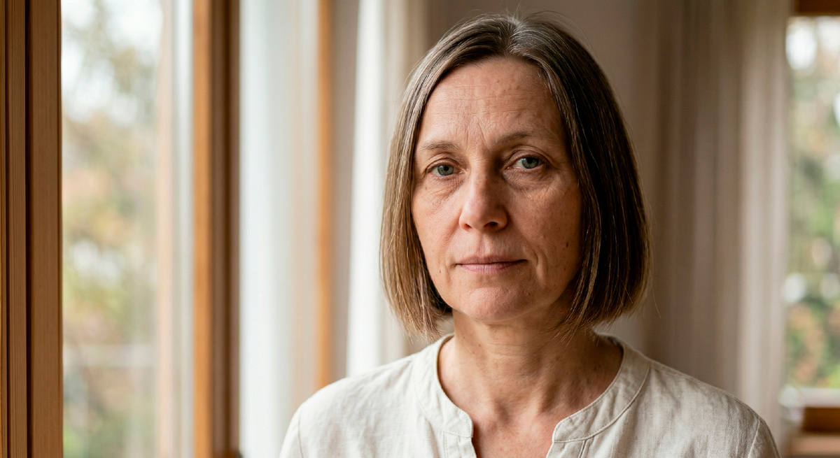 Вот так ровный срез каре подчёркивает всё, что хочется скрыть