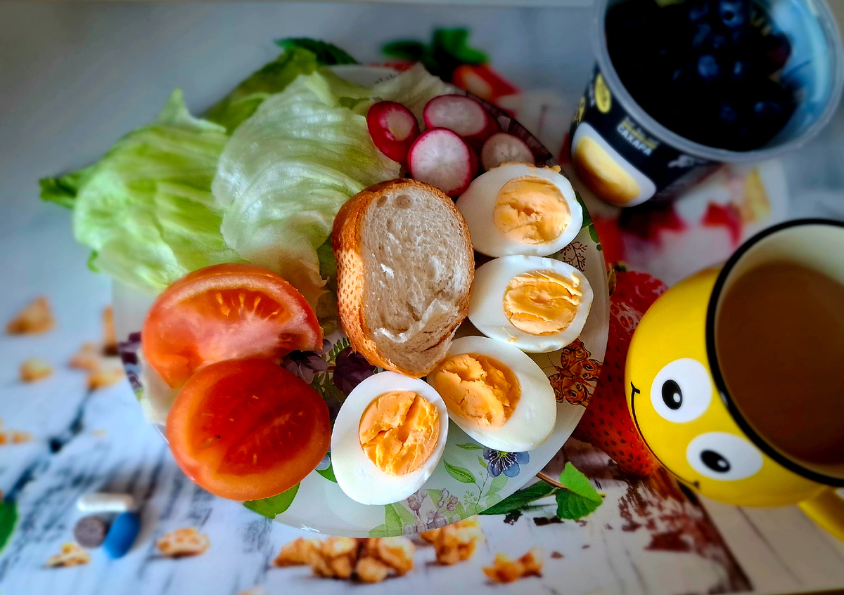 И кофе со сливками 10% - 20гр