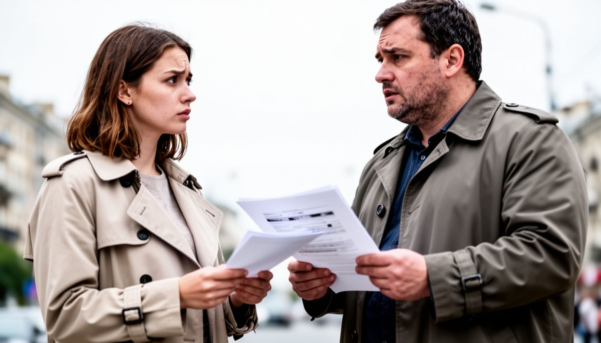 Муж дал мне бумаги, взгляд уверенный, будто скинул ношу