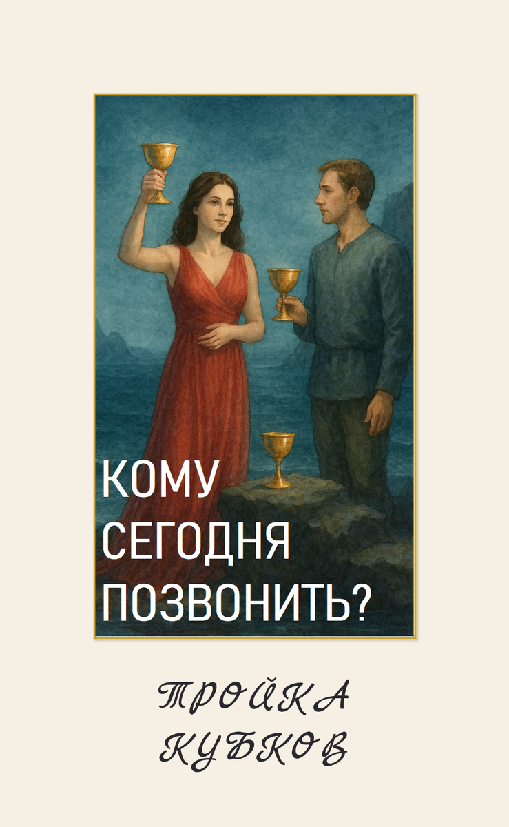 Карта дня - Тройка Кубков