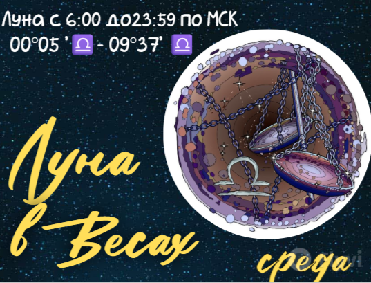 Луна в весах