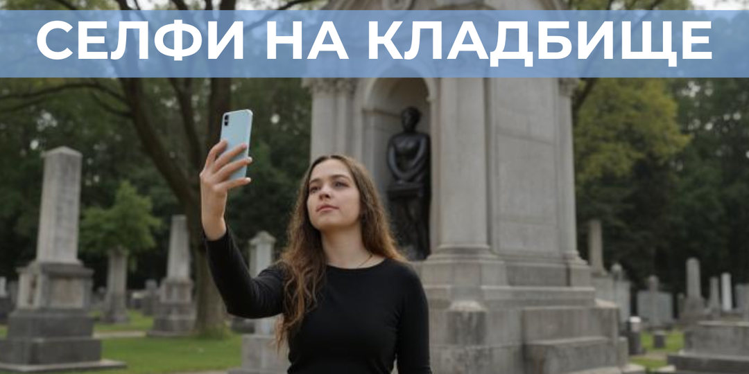 Можно ли делать селфи на кладбище? Обсуждаем этические нормы: где проходит грань