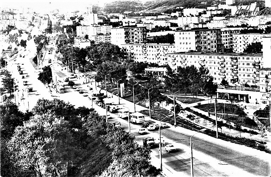 1. Владивосток Проспект 100-летия Владивостока. 1973 год