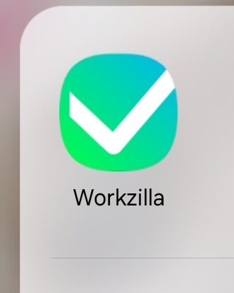 Скриншот. Иконка приложения workzilla.  