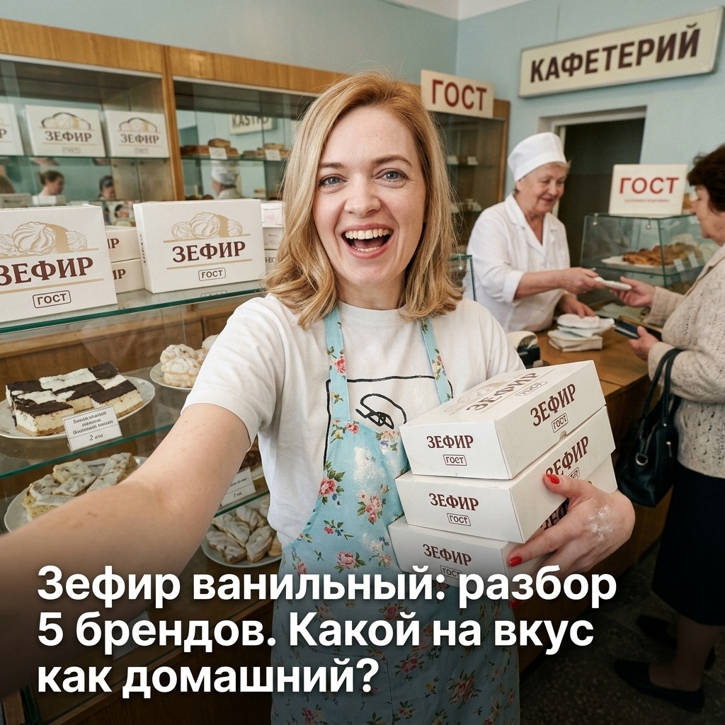    Какой из 5 брендов ванильного зефира больше всего похож на домашний? admin