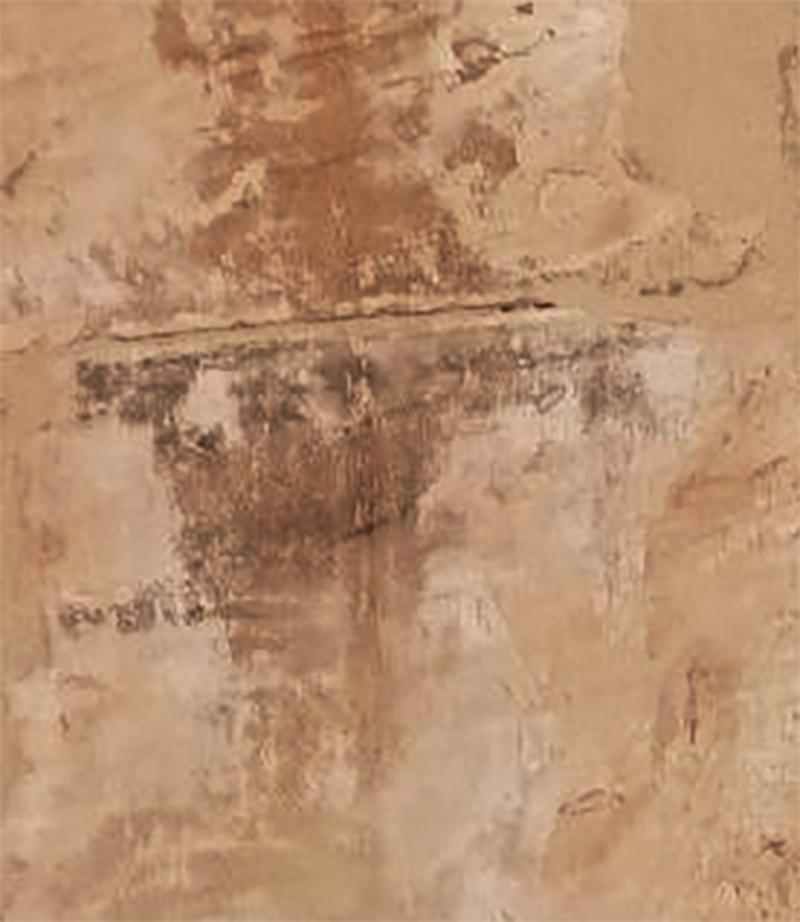 
Увеличенное контрастное изображение. Четко видна надпись древнеславянским линейным письмом