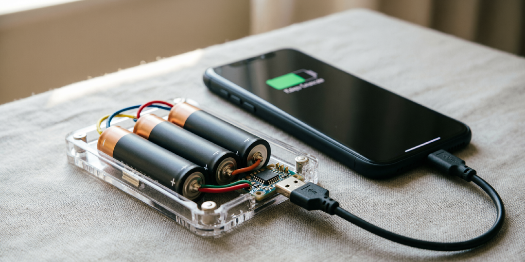 Зарядка из батареек: мой опыт ⚡️