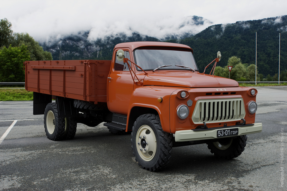 Газ - 53. Картинка взята из Яндекс картинки.