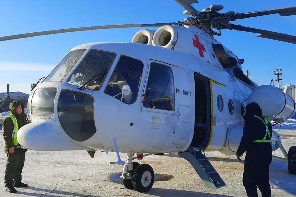    Санитарные вертолеты добираются до самых отдаленных уголков региона. Фото: минтранс Амурской области
