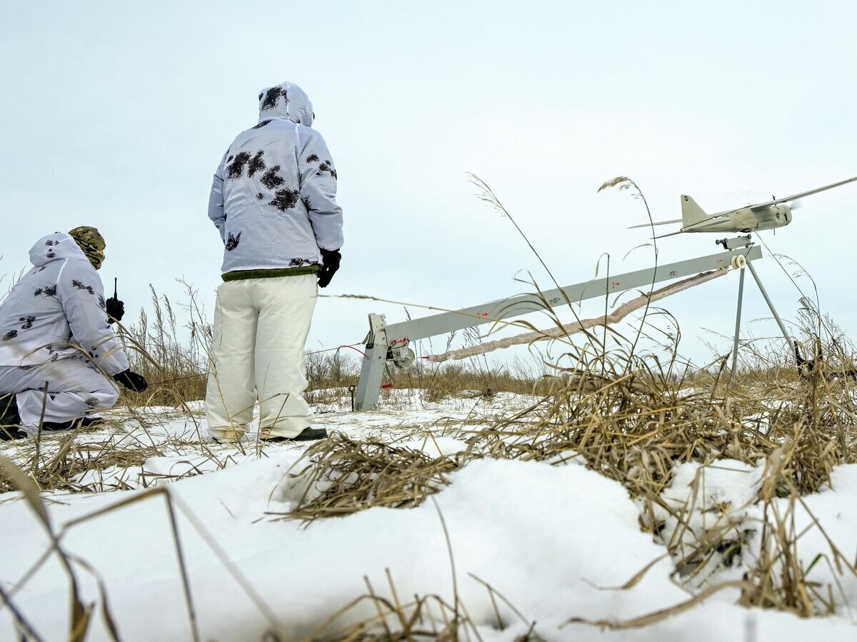    Боевая работа операторов БПЛА "Орлан" группировки войск "Запад" на Харьковском направлении СВО | © РИА Новости / Евгений Биятов