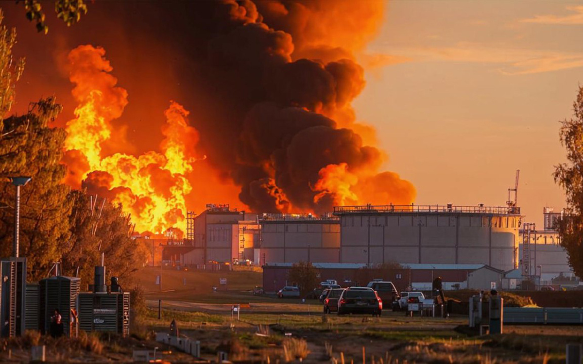 В результате ЧП на нижнекамском предприятии погибли три человека, десятки пострадали.  Фото: Изображение сгенерировано с помощью ИИ