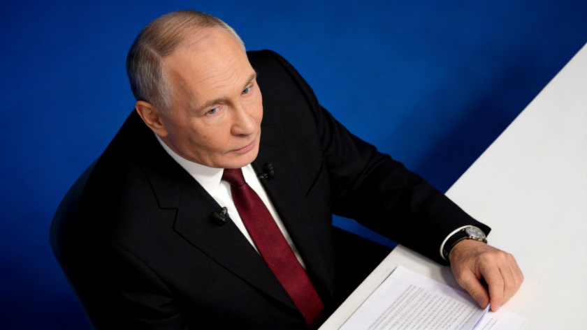    Президент РФ Владимир Путин отвечает на вопросы во время специальной программы "Итоги года" в Москве | © РИА Новости / Григорий Сысоев