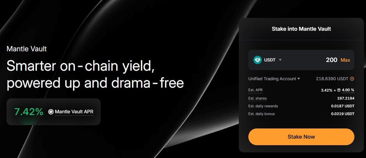 Стейкинг USDT на криптобирже Bybit 