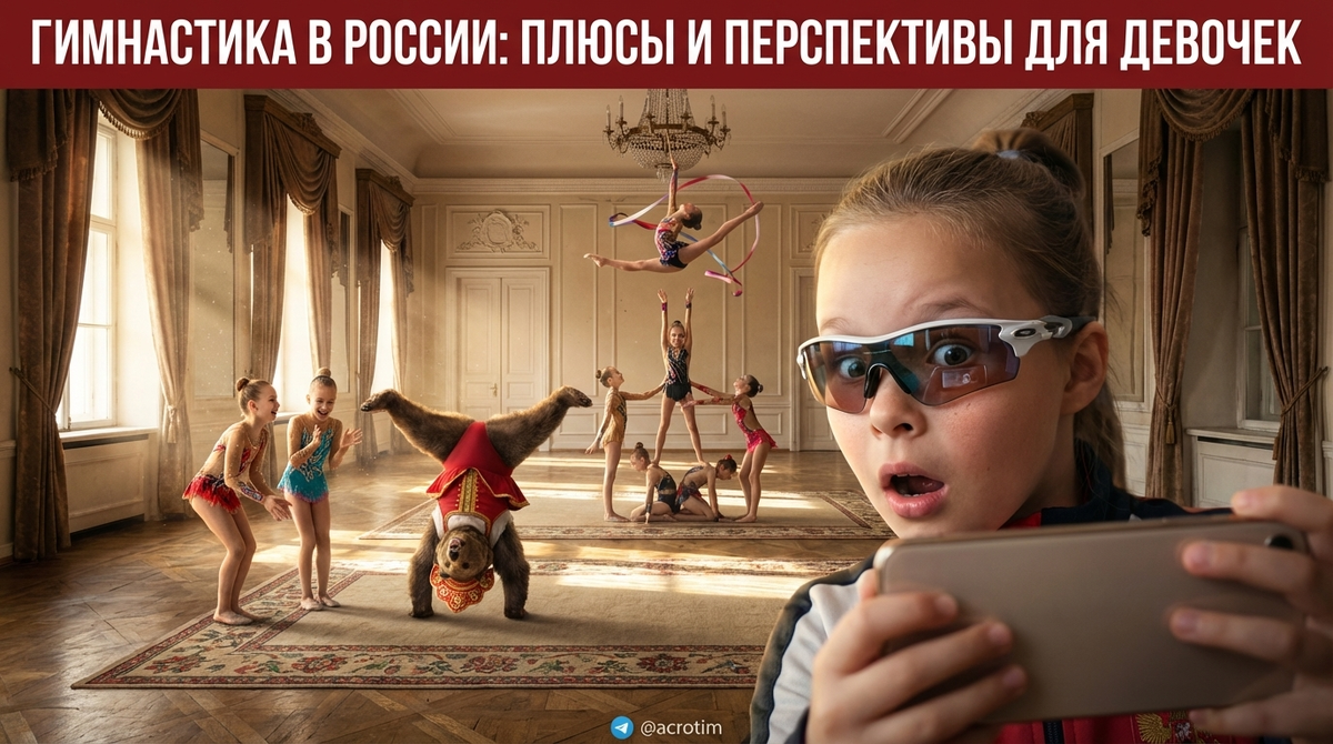    Спортивная гимнастика — отличный старт для физического развития и успешного будущего Тренер