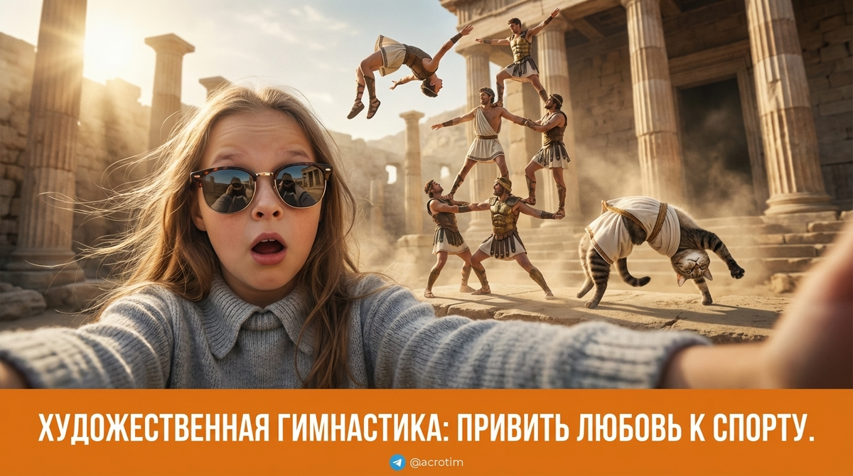    Занятия художественной гимнастикой с раннего возраста помогают привить ребенку любовь к спорту и развить грацию. Тренер