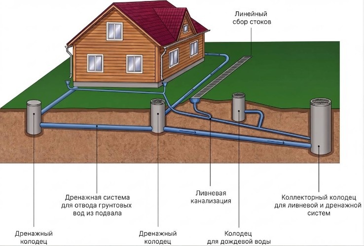    Система ливневой канализации