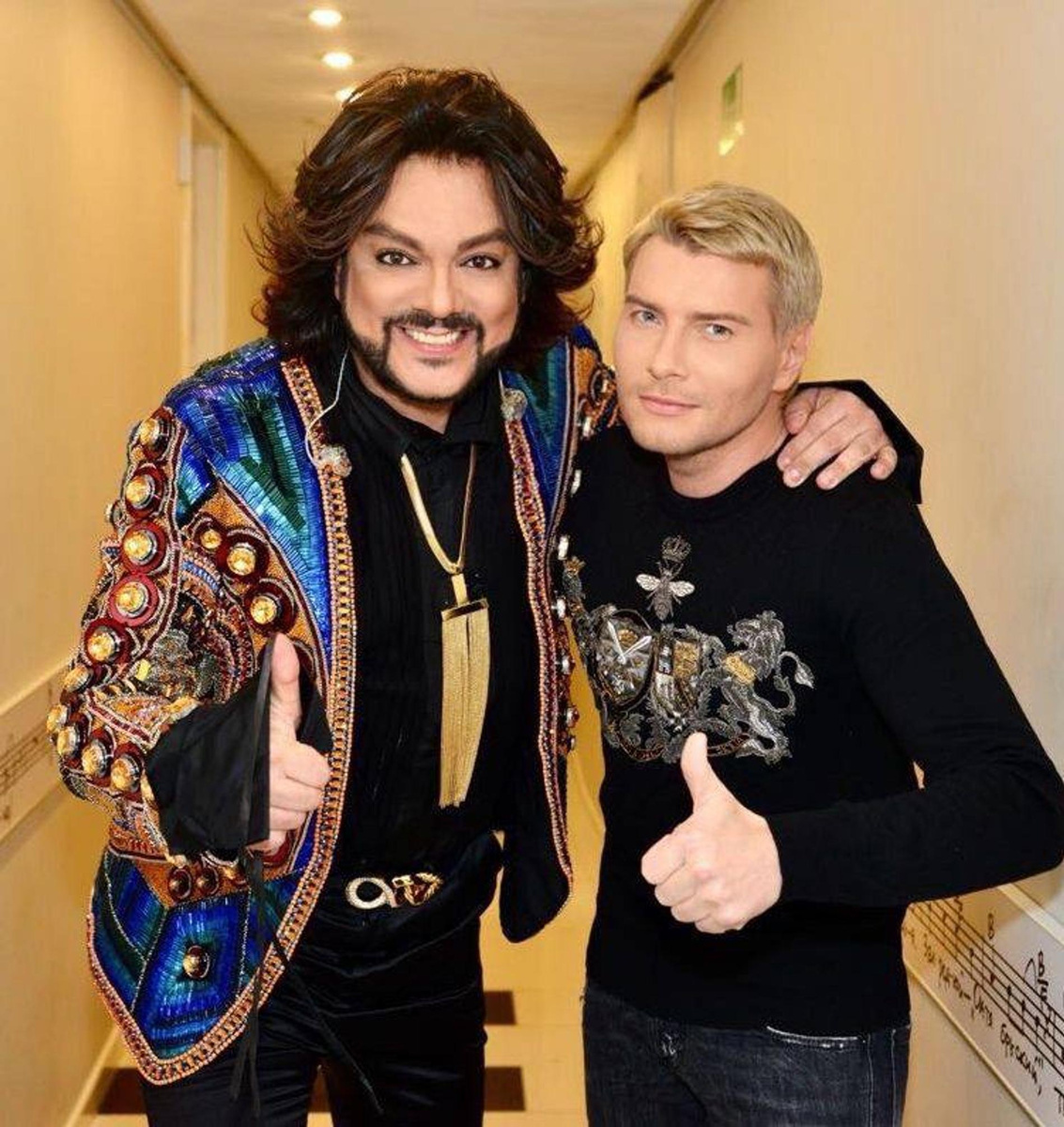    Николай Басков и Филипп Киркоров. Фото: Telegram @baskovnikolay