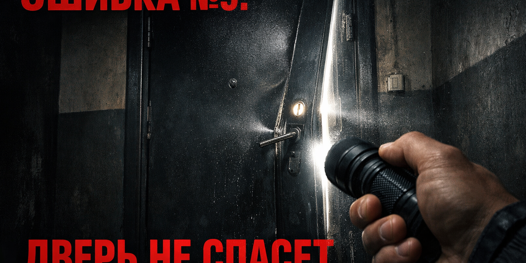 Ошибка №9: закрытая дверь не спасёт тебя ночью — она выдаст тебя
