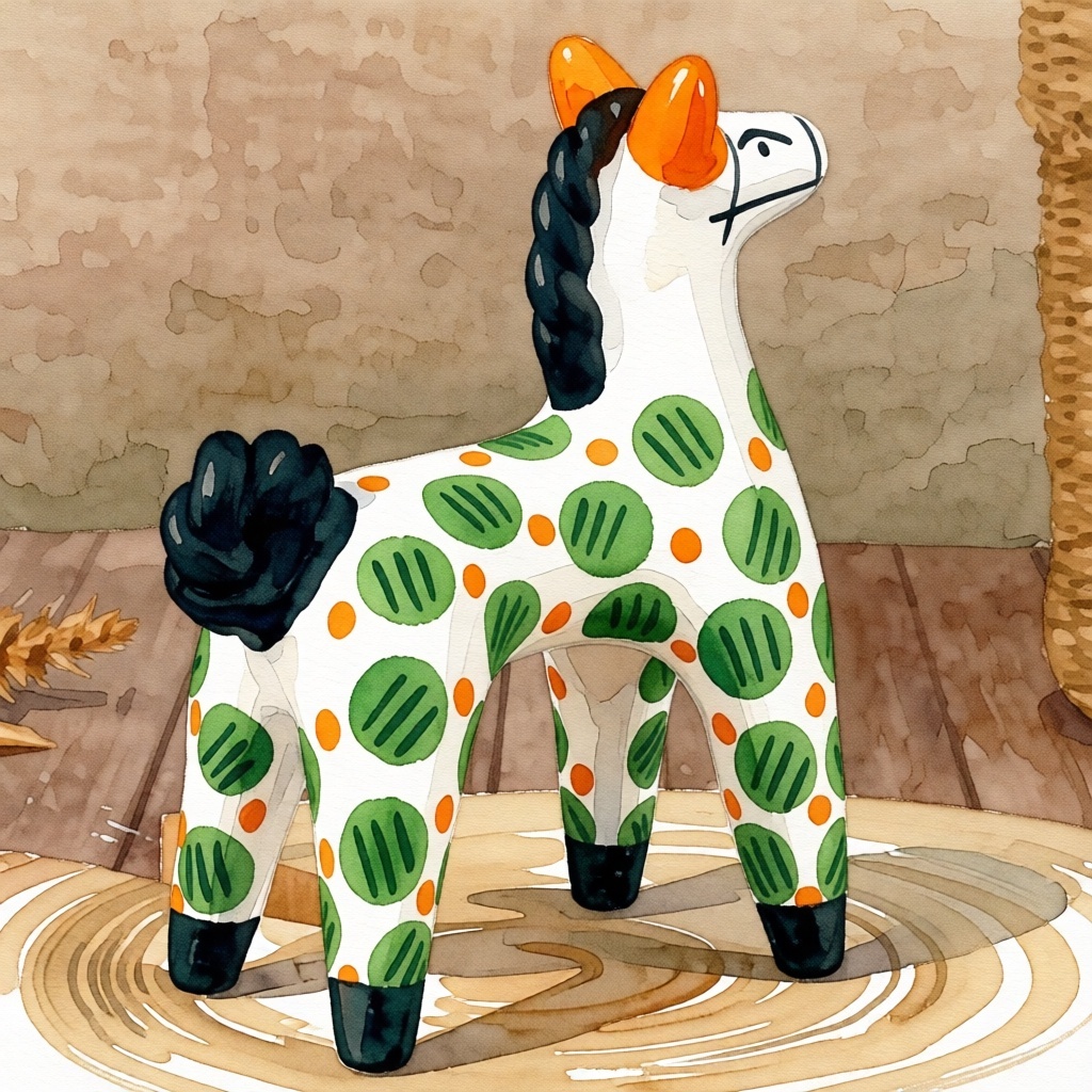                                                            Рисунок дымковской игрушки.