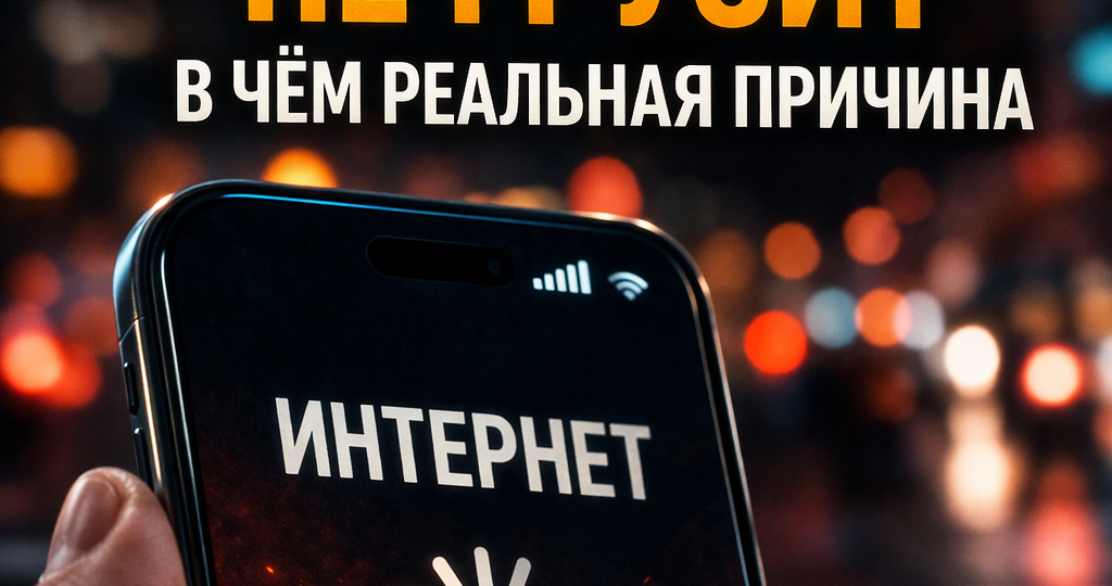 У тебя полный сигнал, но интернет не работает — вот почему.