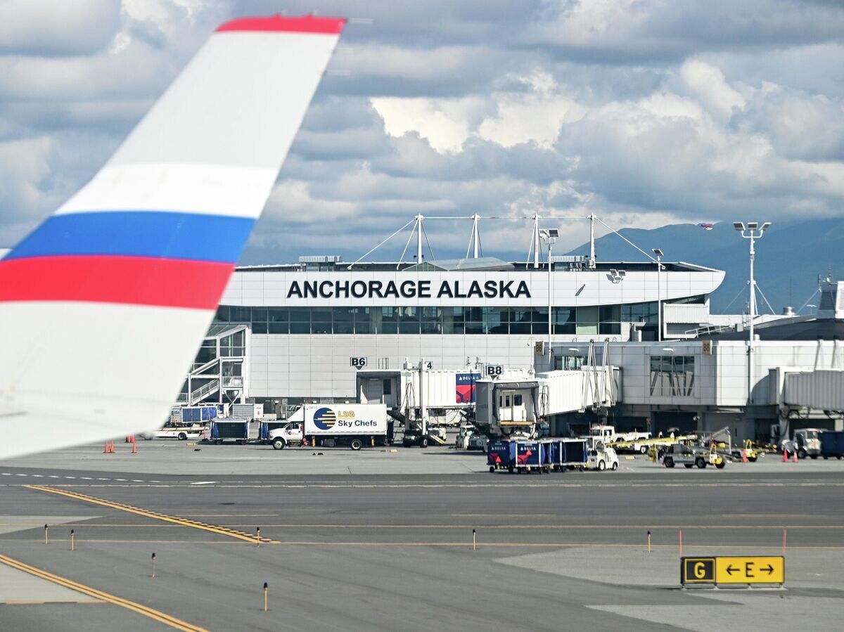    Вид на Международный аэропорт Анкоридж | © РИА Новости / Сергей Бобылев