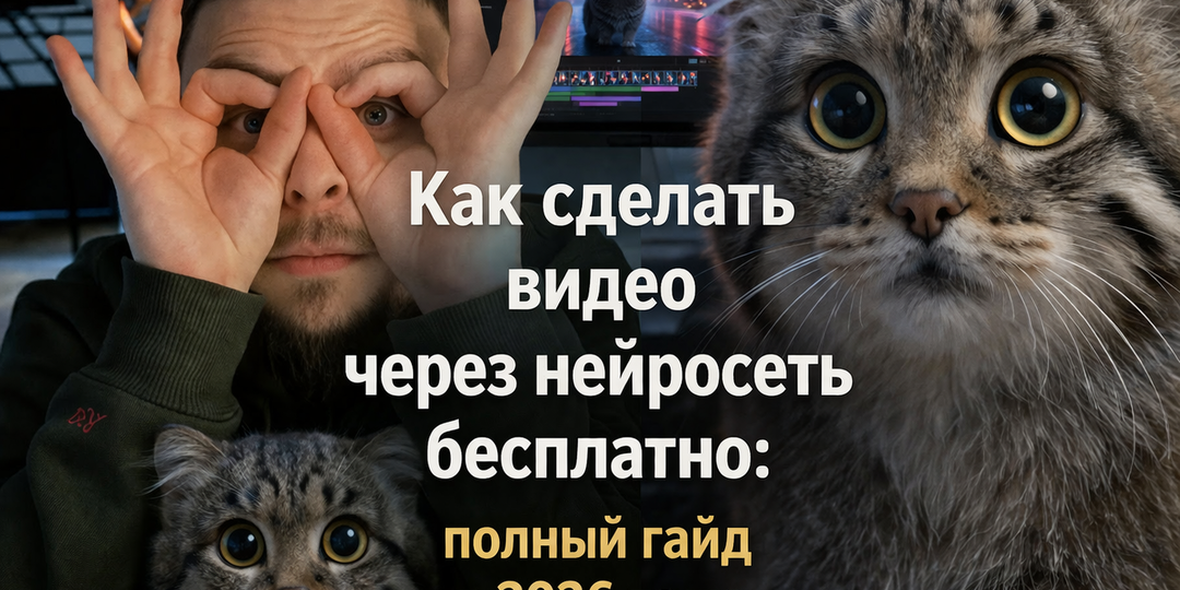 🎬 Как сделать видео через нейросеть бесплатно: полный гайд в 2026 году