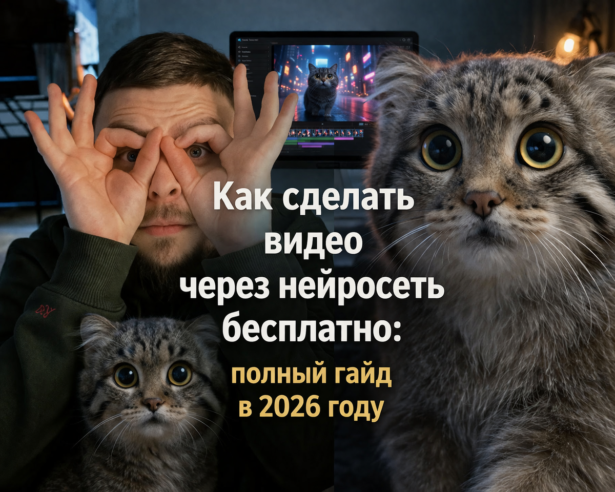 Как сделать видео через нейросеть бесплатно: полный гайд в 2026 году