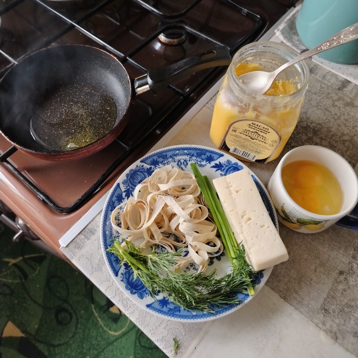 Использую топлёное белорусское масло - не реклама. 