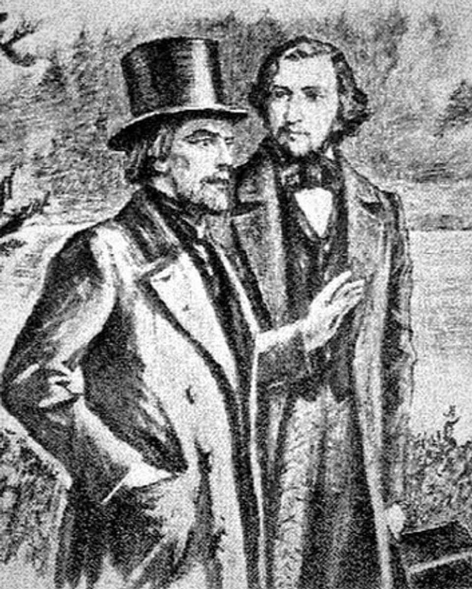 Тургенев с Белинским