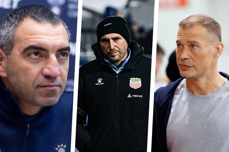     Антон Хазов, Кирилл Новиков, Василий Березуцкий (слева направо) / фото: Олег Спиридонов, «БИЗНЕС Online», fcnh.ru, fc-ural.ru