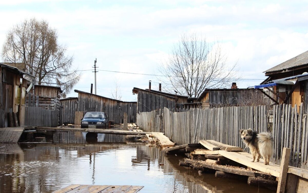    Несколько жилых домов подтопило в Ижевске