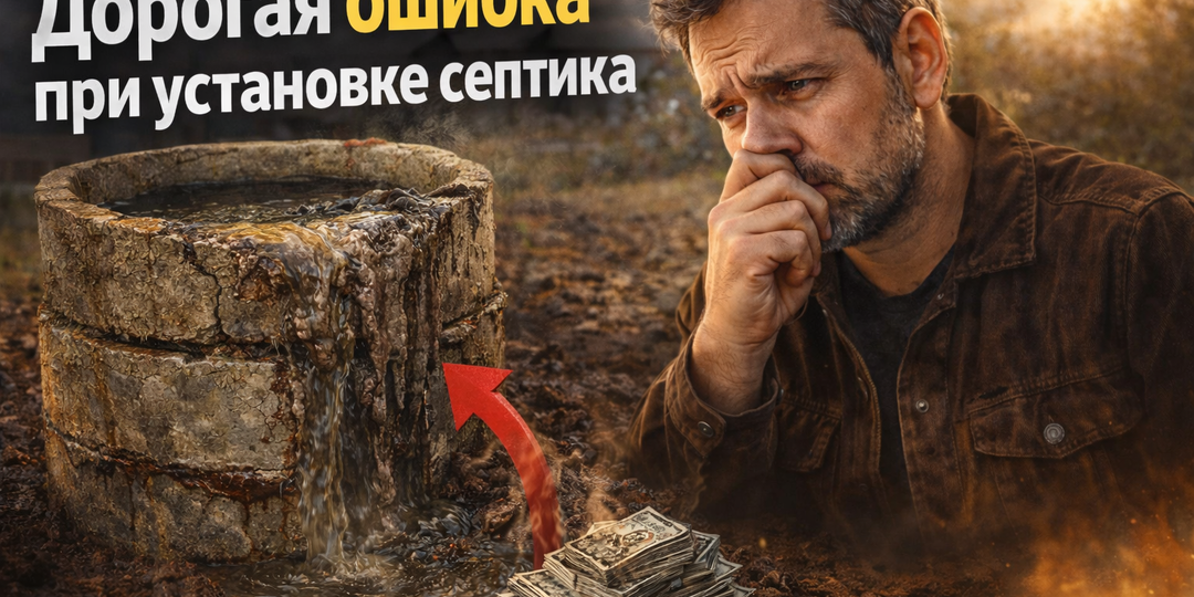 Как ошибки при установке септика превращаются в дорогие проблемы?