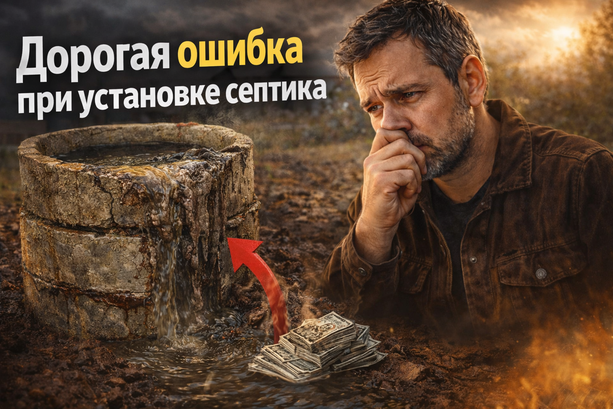 Сосед сэкономил на прочистке септика, а теперь платит тройную цену: что делать, если всё заилилось