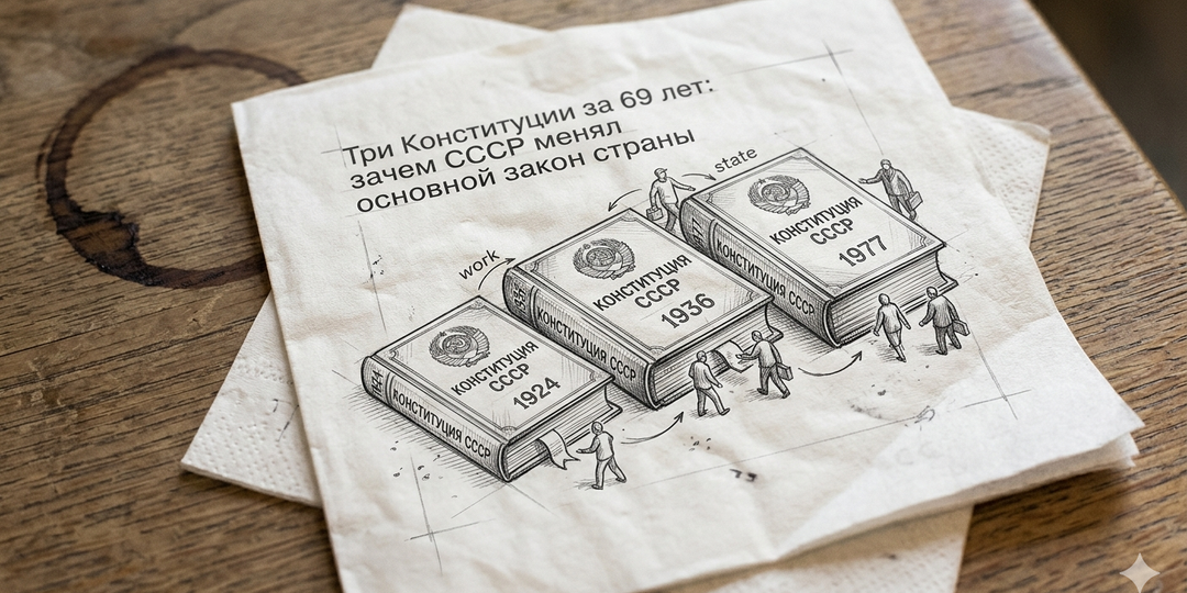 Три Конституции за 69 лет: зачем СССР менял основной закон страны