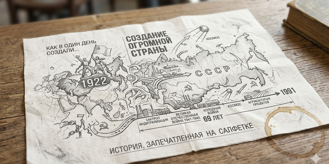 Как в один день создали огромную страну, которая просуществовала 69 лет