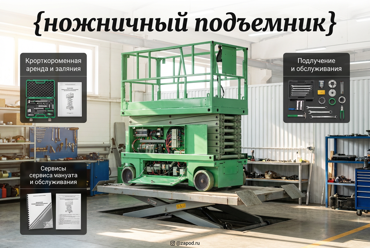    Ножничный подъемник: конструктивные особенности и варианты аренды admin