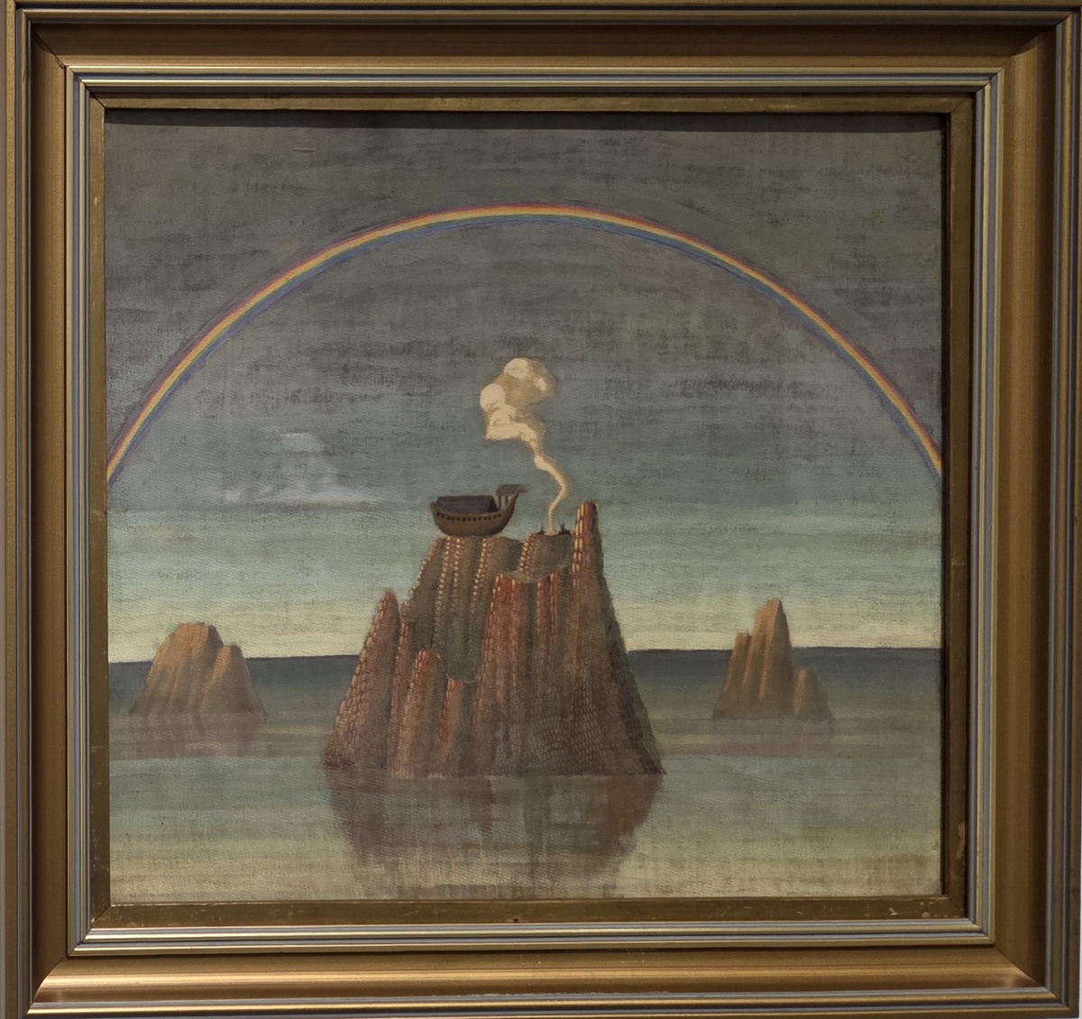 Микалоюс Константинас Чюрлёнис. Жертва, 1909 картон, темпера, графит, гуашь