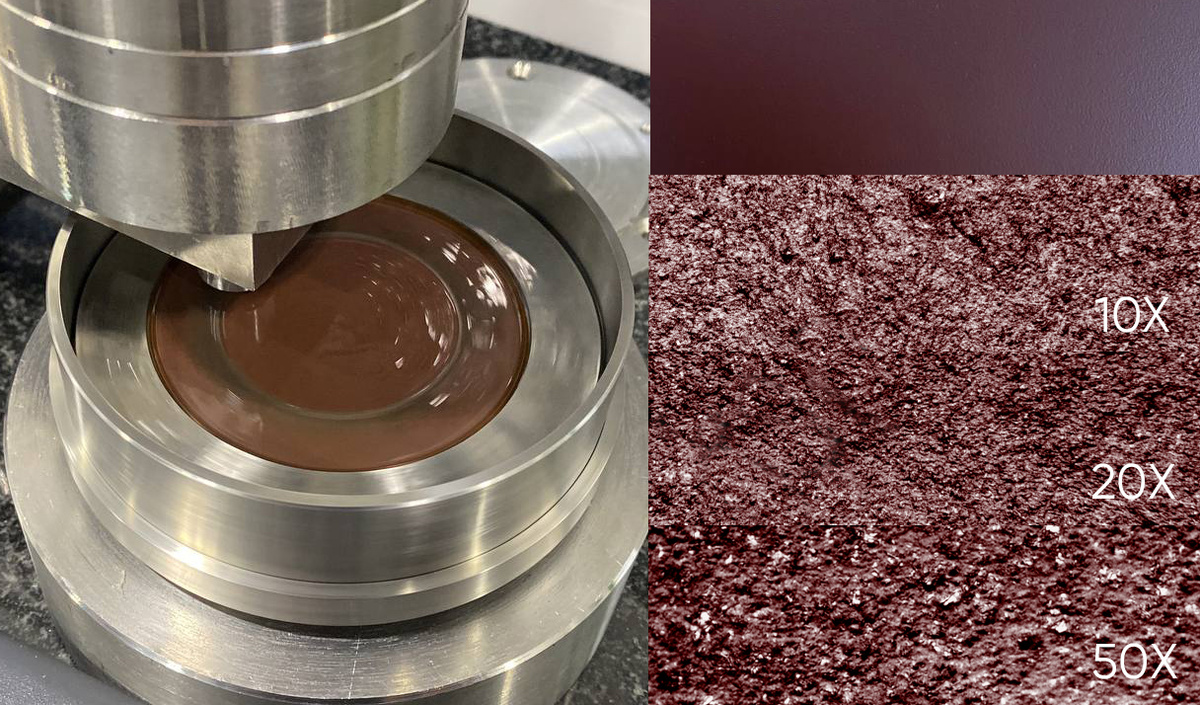 Триботехнические испытания, внешний вид и микроструктура композиционного покрытия MODENGY с керамическими наполнителями для юбок поршней ДВС