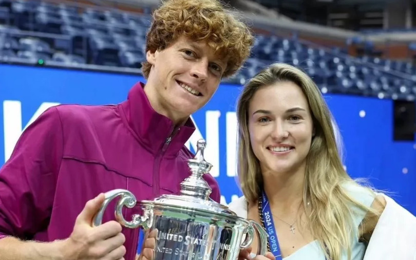 Янник Синнер и Анна Калинская / фото из открытых источников