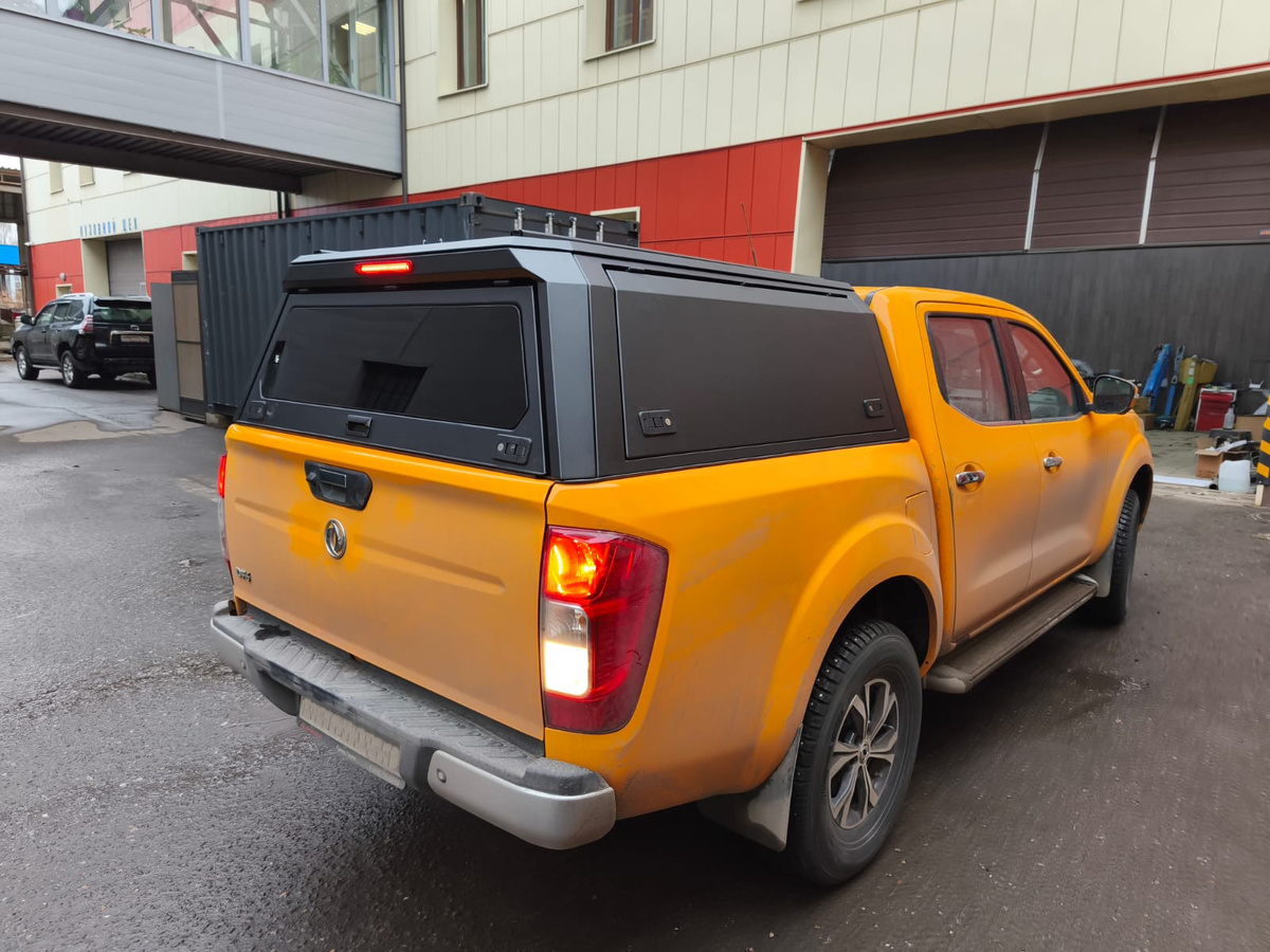 Dongfeng DF6 после установки алюминиевого кунга - общий вид сзади