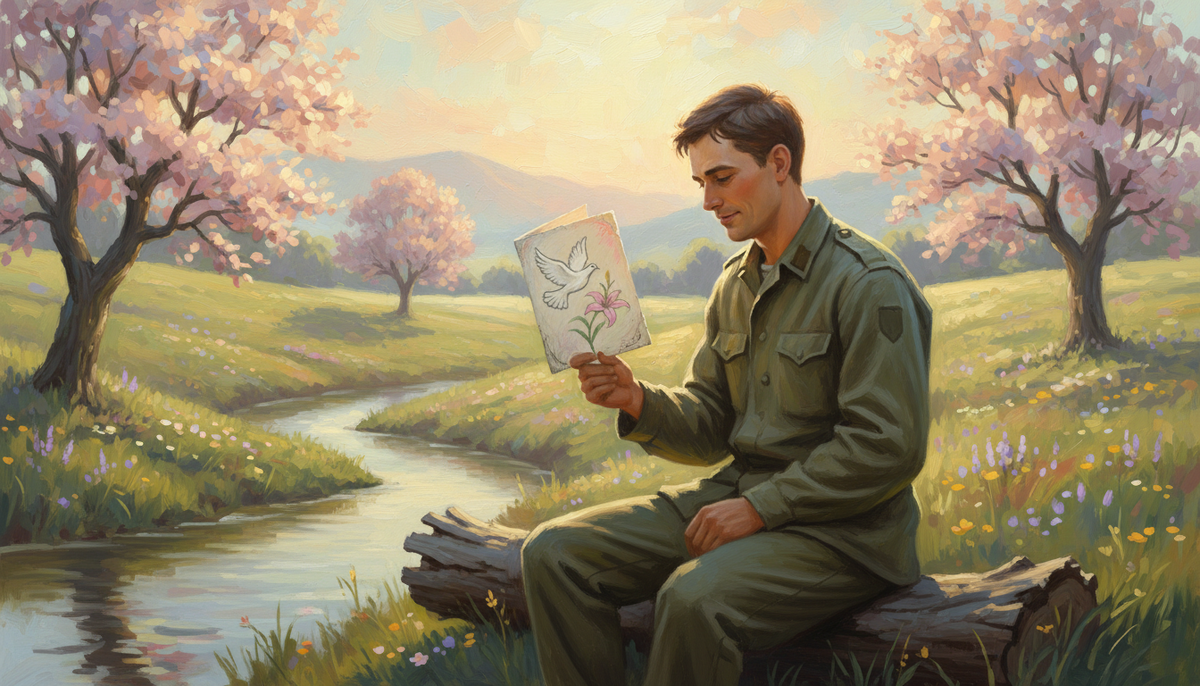 Поздравление солдату с Пасхой