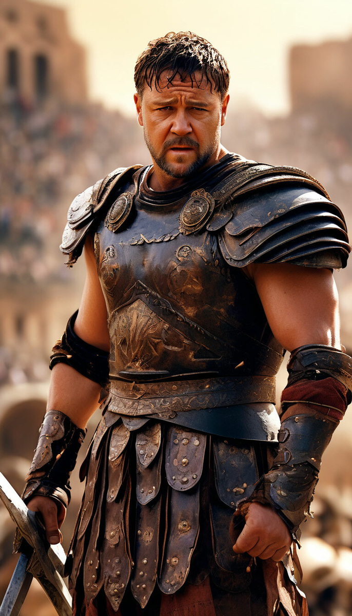 Типаж гладиатора в современном представлении