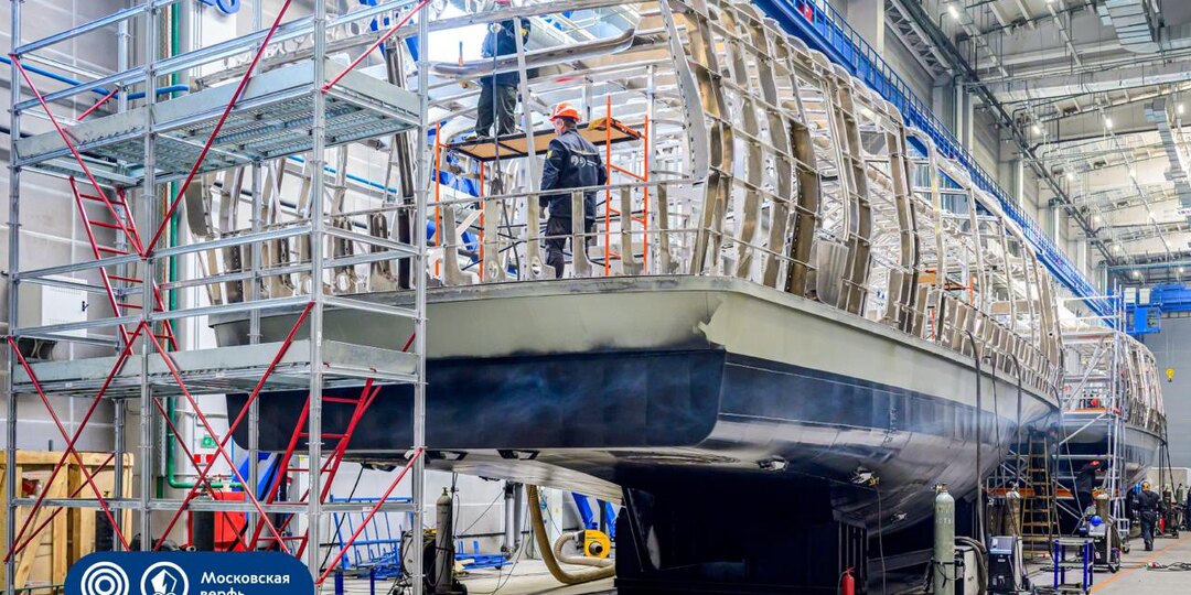 На Московской верфи начали производство еще 2-х электросудов